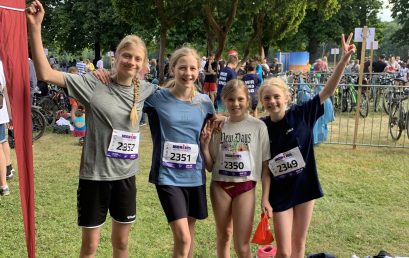 Erfolgreiche Teilnahme am Ironkids Triathlon