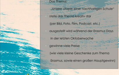Erasmus+ Days am MDG: Unsere Utopie einer nachhaltigen Schule! (Wettbewerb)