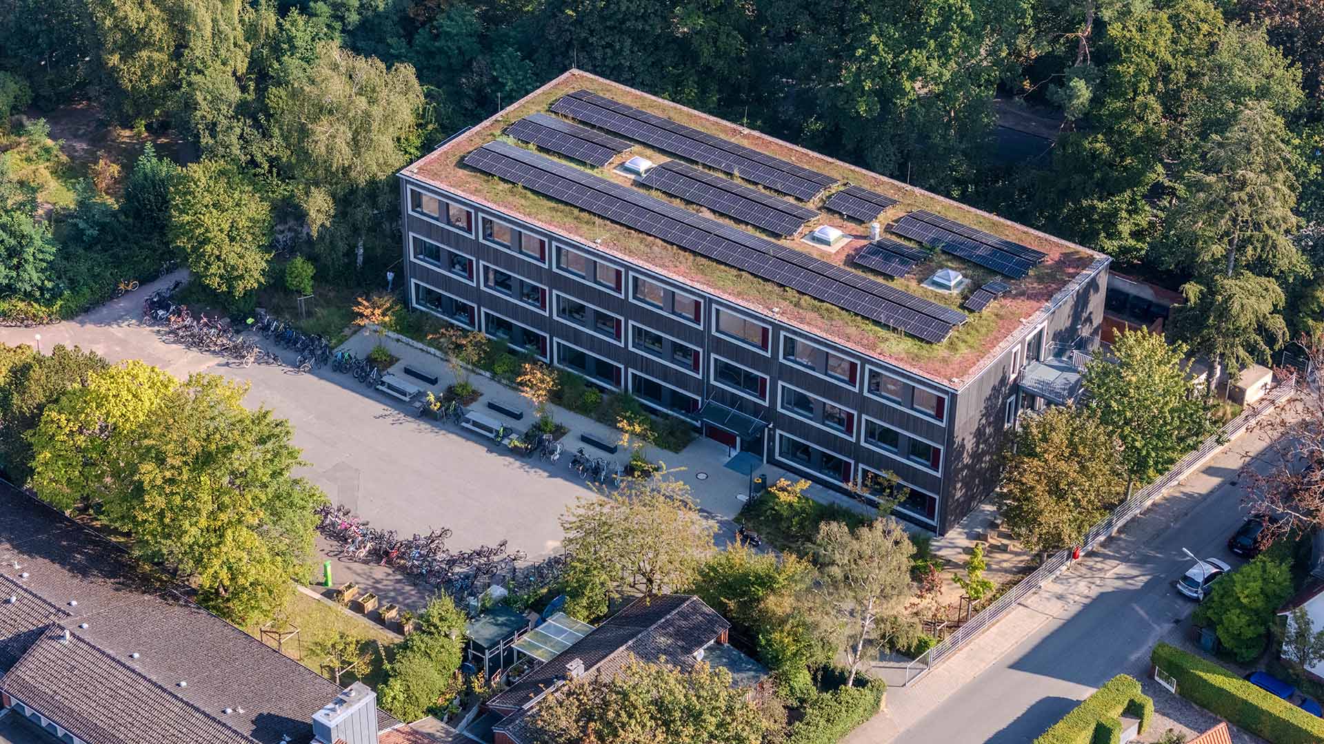 MDG Neubau von oben